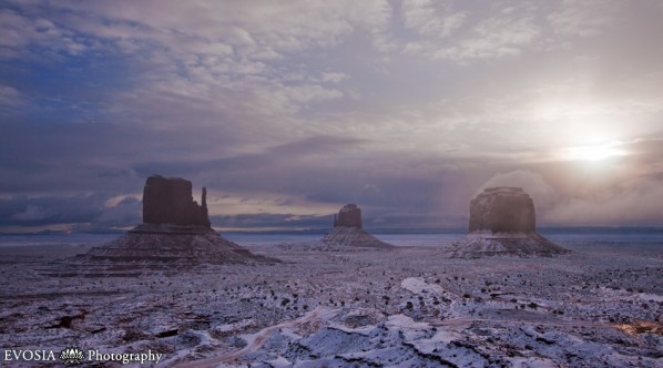 Winter in Monument Valley